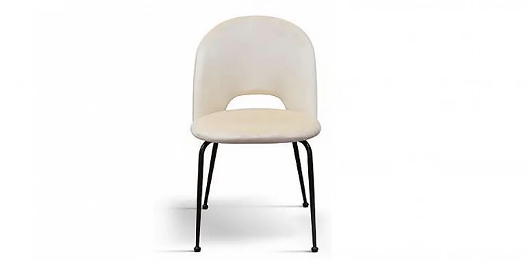 Μοντέρνα καρέκλα με επένδυση βελούδου και μεταλλικά πόδια (2073)-ΜΟΝΤΕΡΝΕΣ ΚΑΡΕΚΛΕΣ 