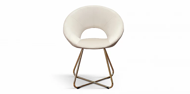 Μοντέρνα καρέκλα με επένδυση βελούδου και χρυσά πόδια (2130)-ΜΟΝΤΕΡΝΕΣ ΚΑΡΕΚΛΕΣ 