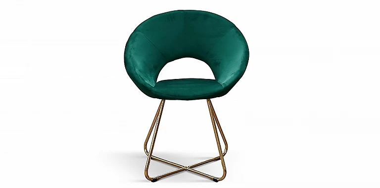 Μοντέρνα καρέκλα με επένδυση βελούδου και χρυσά πόδια (2131)-ΜΟΝΤΕΡΝΕΣ ΚΑΡΕΚΛΕΣ 