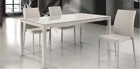 Καρέκλα τραπεζαρίας λευκή (0709)