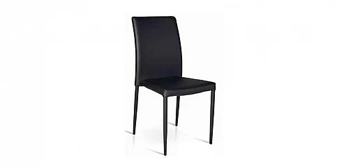Καρέκλα τραπεζαρίας μαύρη (0711)
