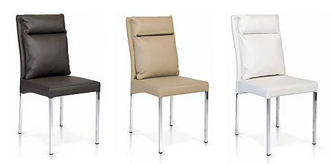 Μεταλλική καρέκλα με δέρμα PU (0952)