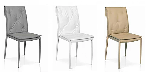 Μεταλλική καρέκλα με δέρμα PU (0978)