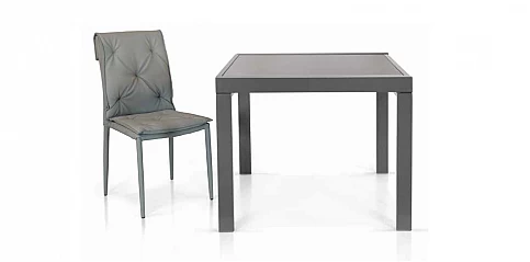 Μεταλλική καρέκλα με δέρμα PU (0979)