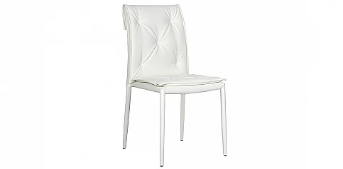 Μεταλλική καρέκλα με δέρμα PU (0977)