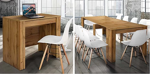 Πολυμορφικό έπιπλο-τραπέζι επεκτεινόμενο 50-230 (1653)