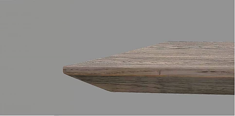 Τραπέζι τραπεζαρίας ξύλο και γυαλί "CIERA" Gray (1667)