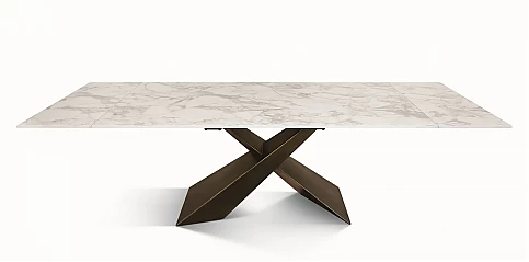 Γυάλινο-κεραμικό τραπέζι επεκτεινόμενο (2062)