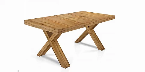 Τραπέζι χιαστί με μεγάλη επέκταση 160-410 (1683)