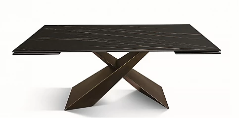 Γυάλινο-κεραμικό τραπέζι επεκτεινόμενο (2061)