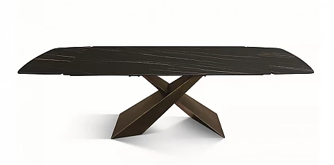 Γυάλινο-κεραμικό τραπέζι επεκτεινόμενο (2074)