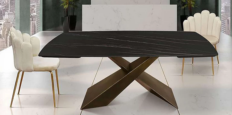 Γυάλινο-κεραμικό τραπέζι επεκτεινόμενο (2074)-ΤΡΑΠΕΖΙΑ ΤΡΑΠΕΖΑΡΙΑΣ Γυάλινο-κεραμικό τραπέζι επεκτεινόμενο (2074)-ΤΡΑΠΕΖΙΑ ΤΡΑΠΕΖΑΡΙΑΣ