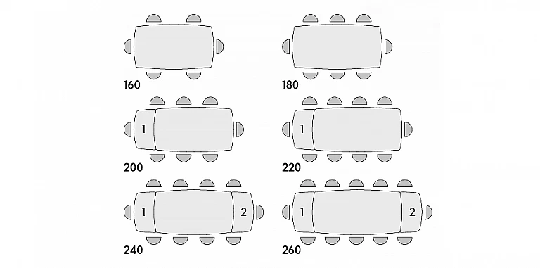 Γυάλινο-κεραμικό τραπέζι επεκτεινόμενο (2075)-ΤΡΑΠΕΖΙΑ ΤΡΑΠΕΖΑΡΙΑΣ Γυάλινο-κεραμικό τραπέζι επεκτεινόμενο (2075)-ΤΡΑΠΕΖΙΑ ΤΡΑΠΕΖΑΡΙΑΣ