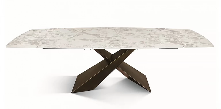 Γυάλινο-κεραμικό τραπέζι επεκτεινόμενο (2075)-ΤΡΑΠΕΖΙΑ ΤΡΑΠΕΖΑΡΙΑΣ Γυάλινο-κεραμικό τραπέζι επεκτεινόμενο (2075)-ΤΡΑΠΕΖΙΑ ΤΡΑΠΕΖΑΡΙΑΣ