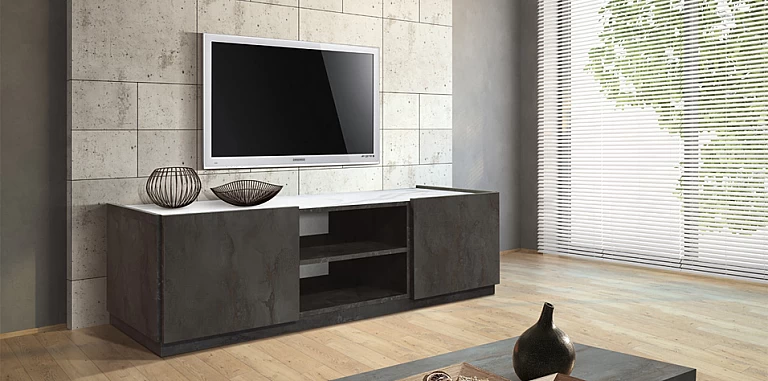Μοντέρνο έπιπλο τηλεόρασης OXIDIZED (1783)-ΕΠΙΠΛΑ ΤΗΛΕΟΡΑΣΗΣ