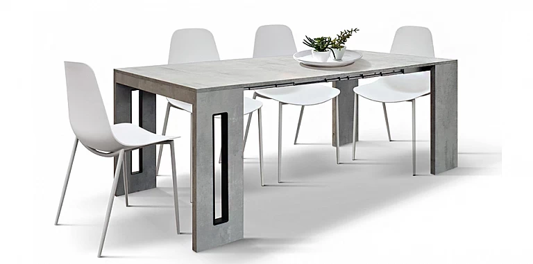 Πολυμορφικό τραπέζι-κονσόλα επεκτεινόμενο 45-295εκ (1819)-ΤΡΑΠΕΖΙΑ ΤΡΑΠΕΖΑΡΙΑΣ