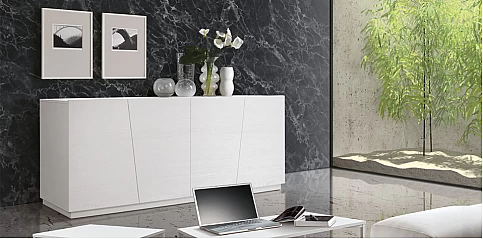 Μοντέρνος μπουφές τετράφυλλος WHITE (1834)