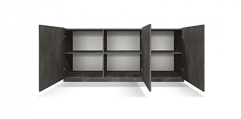 Μοντέρνος μπουφές τρίφυλλος OXIDIZED (1767)