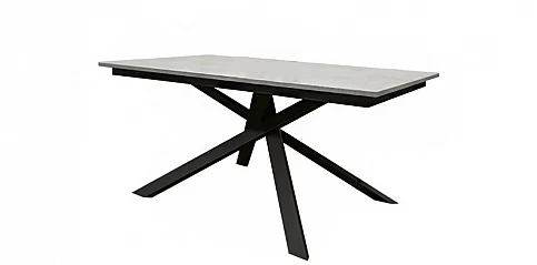 Μοντέρνο τραπέζι τραπεζαρίας επεκτεινόμενο μαύρο (1772)