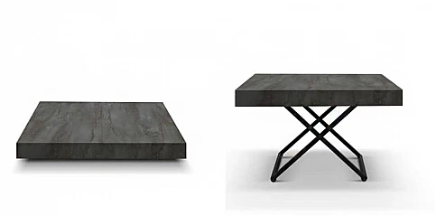 Πτυσσόμενο τραπέζι 3 σε 1 OXIDIZED (1784)