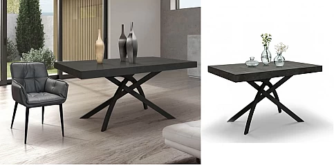Μοντέρνο τραπέζι τραπεζαρίας χιαστί OXIDIZED (1830)