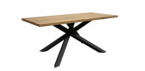 Μοντέρνο τραπέζι τραπεζαρίας ΧΙΑΣΤΙ μαύρο (1917)