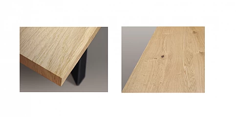 Μοντέρνο τραπέζι τραπεζαρίας επεκτεινόμενο RUSTIC μαύρο (1769)