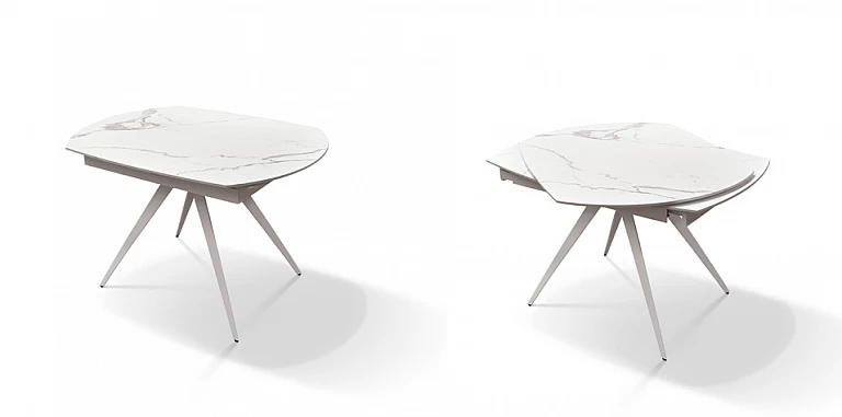 Μοντέρνο τραπέζι τραπεζαρίας επεκτεινόμενο CERA (1919)-ΤΡΑΠΕΖΙΑ ΤΡΑΠΕΖΑΡΙΑΣ