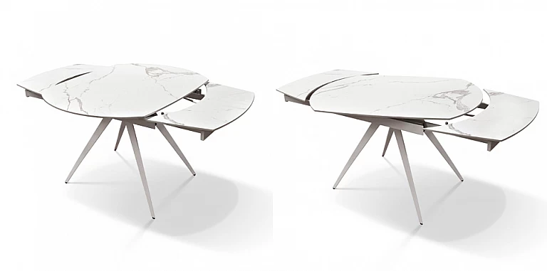 Μοντέρνο τραπέζι τραπεζαρίας επεκτεινόμενο CERA (1919)-ΤΡΑΠΕΖΙΑ ΤΡΑΠΕΖΑΡΙΑΣ