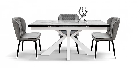 Μοντέρνο τραπέζι τραπεζαρίας επεκτεινόμενο STATUARY (1757)