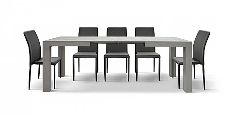 Ανοιγόμενο τραπέζι CEMENT GRAY (1797)