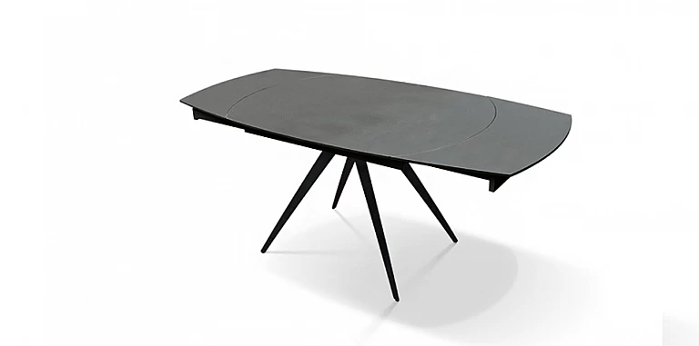 Μοντέρνο τραπέζι τραπεζαρίας επεκτεινόμενο ανθρακί (1920)-ΤΡΑΠΕΖΙΑ ΤΡΑΠΕΖΑΡΙΑΣ