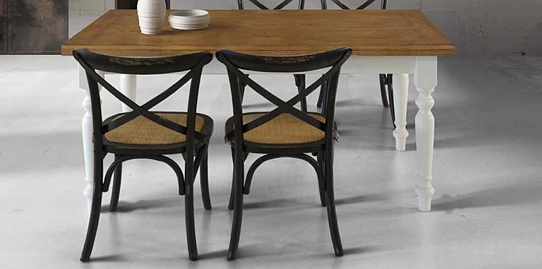 Καρέκλα χιαστί με ρατάν (0781)-ΚΑΡΕΚΛΕΣ ΤΡΑΠΕΖΑΡΙΑΣ