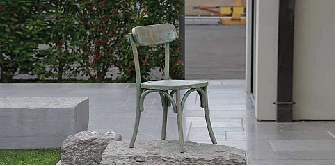 Καρέκλα χιαστί με παλαίωση (0914)