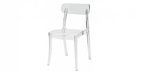 Μοντέρνα διάφανη καρέκλα (2045)