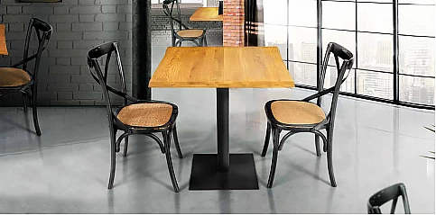 Τραπέζι εστίασης τετράγωνο 60X60X72Y (1688/1724)