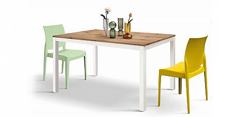 Τραπέζι εστίασης μεταλλικό 110X68X75Y (2102)