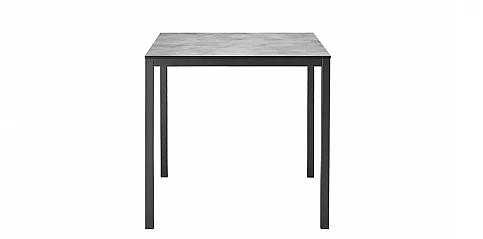 Τραπέζι εστίασης τετράγωνο μεταλλικό 80X80X75Y (2106)