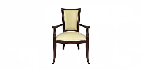 Καρεκλοπολυθρόνα εκρού δέρμα (0097)