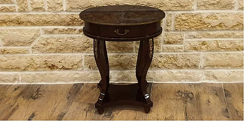 Οβάλ τραπεζάκι πλαϊνό (1071)