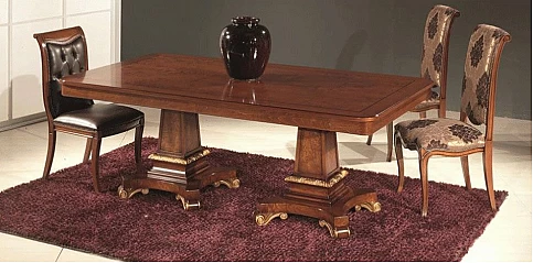 Τραπέζι τραπεζαρίας ανοιγόμενο με δύο βάσεις (0211)