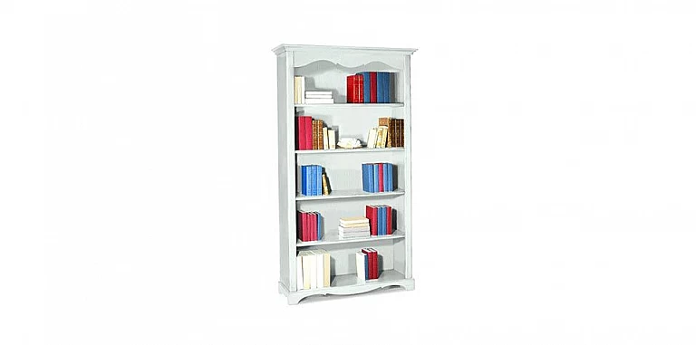 Βιβλιοθήκη σε λευκή λάκα (1514) ΒΙΒΛΙΟΘΗΚΗ