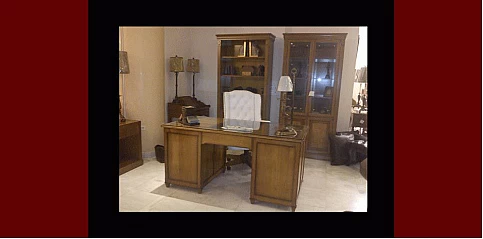 Γραφείο σε μασίφ κερασιά (B338)