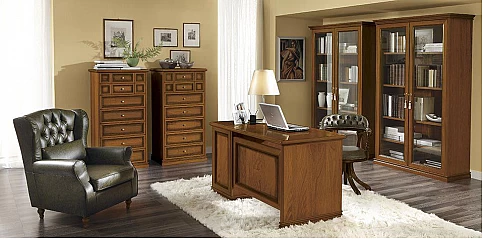 Γραφείο Ιταλίας NOSTALGIA με φινίρισμα καρυδιάς (NOST14)