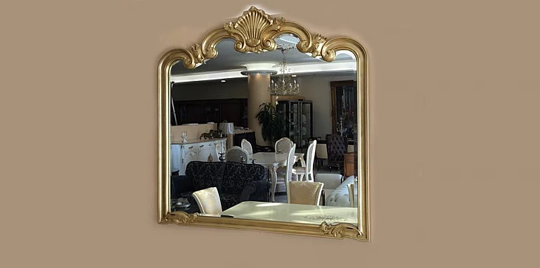 Καθρέφτης τοίχου χρυσός (Ε009) ΔΙΑΚΟΣΜΗΤΙΚΟΙ ΚΑΘΡΕΦΤΕΣ