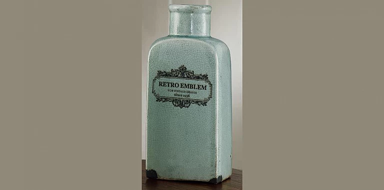 Κεραμικό βάζο "RETRO" (A949)-ΒΑΖA ΔΙΑΚΟΣΜΗΤΙΚA