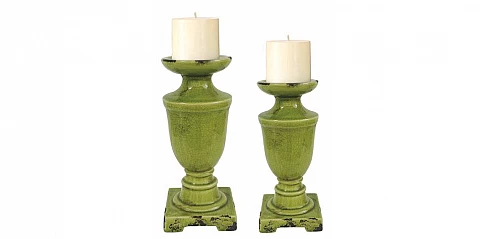 Κηροπήγια σετ κρακελέ (Ε478)