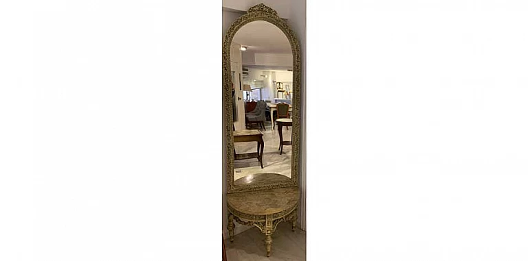 Κονσόλα χαμηλή με καθρέφτη (SW01) ΚΟΝΣΟΛΕΣ Louis XV