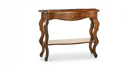 Κονσόλα ξύλινη με συρτάρι (260I)