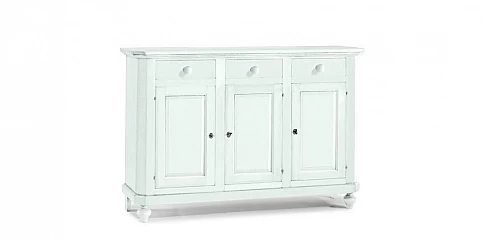 Μπουφές counrty σε λευκή λάκα (1506)